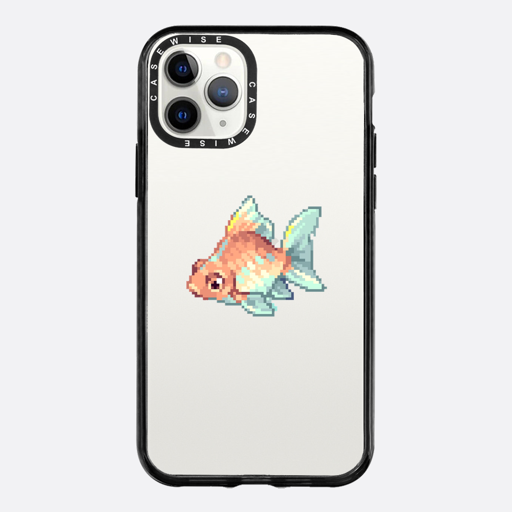 Goldener Pixelfisch - Hülle