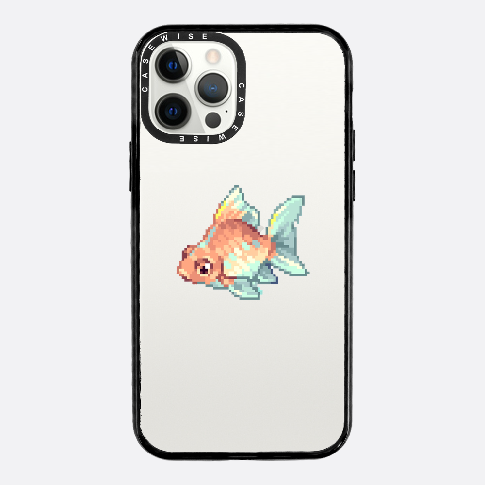 Goldener Pixelfisch - Hülle