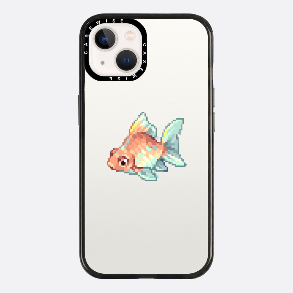 Goldener Pixelfisch - Hülle