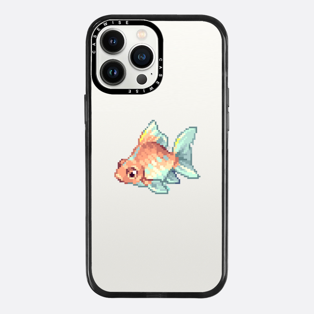 Goldener Pixelfisch - Hülle