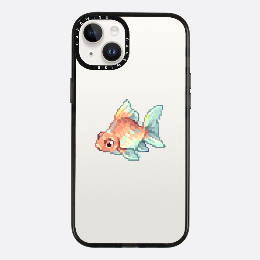 Goldener Pixelfisch - Hülle