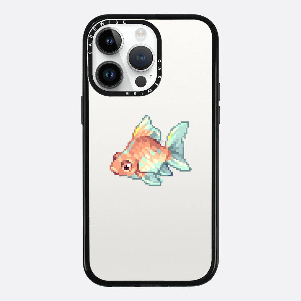 Goldener Pixelfisch - Hülle