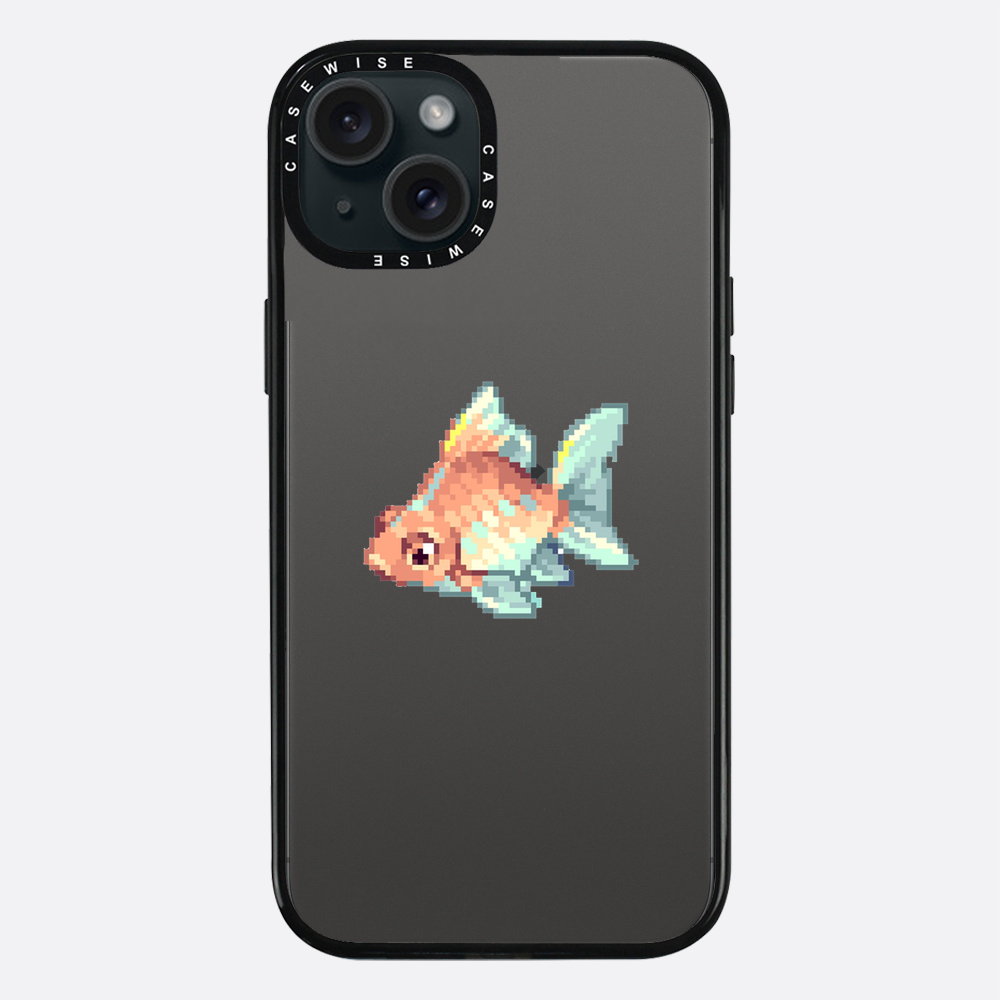 Goldener Pixelfisch - Hülle