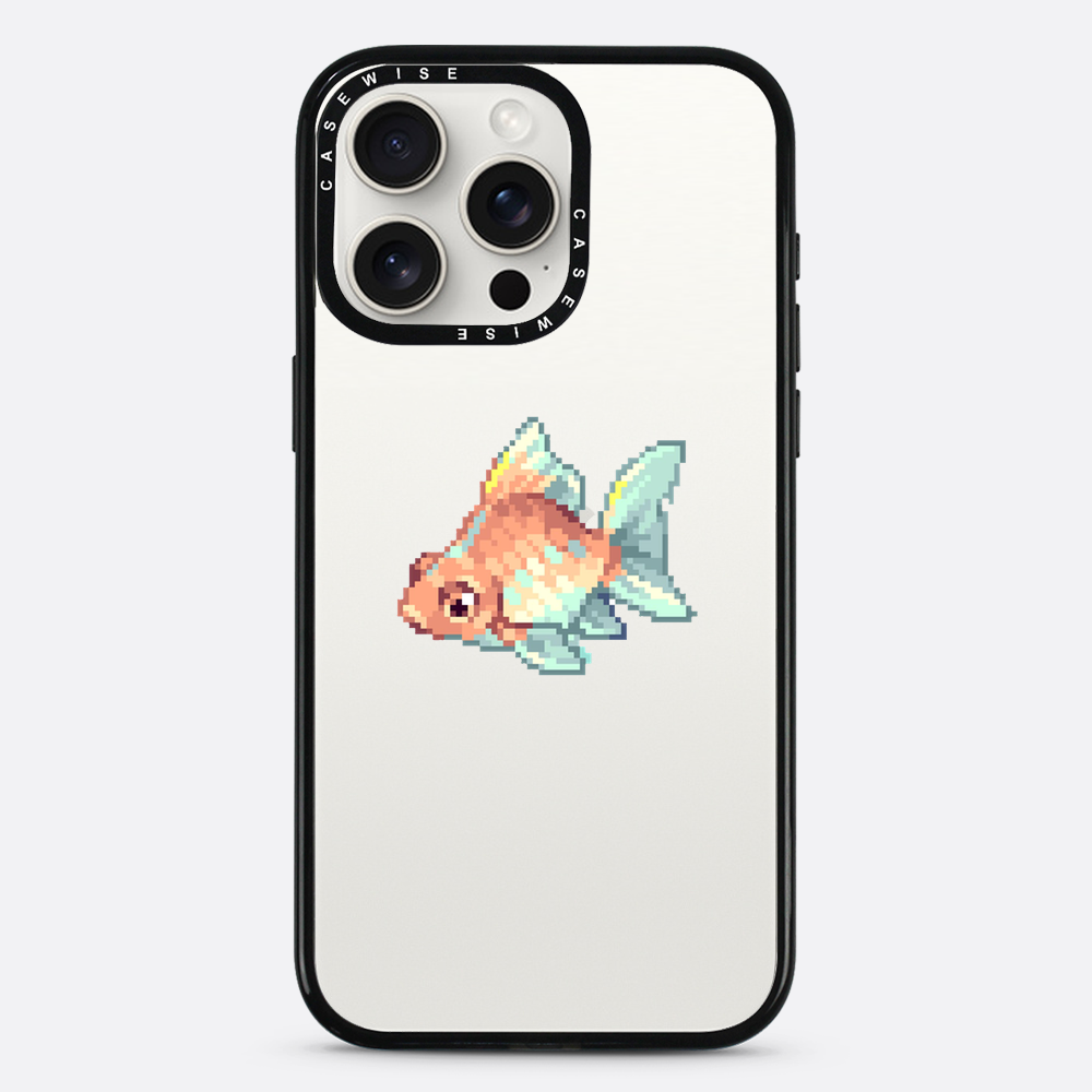 Goldener Pixelfisch - Hülle