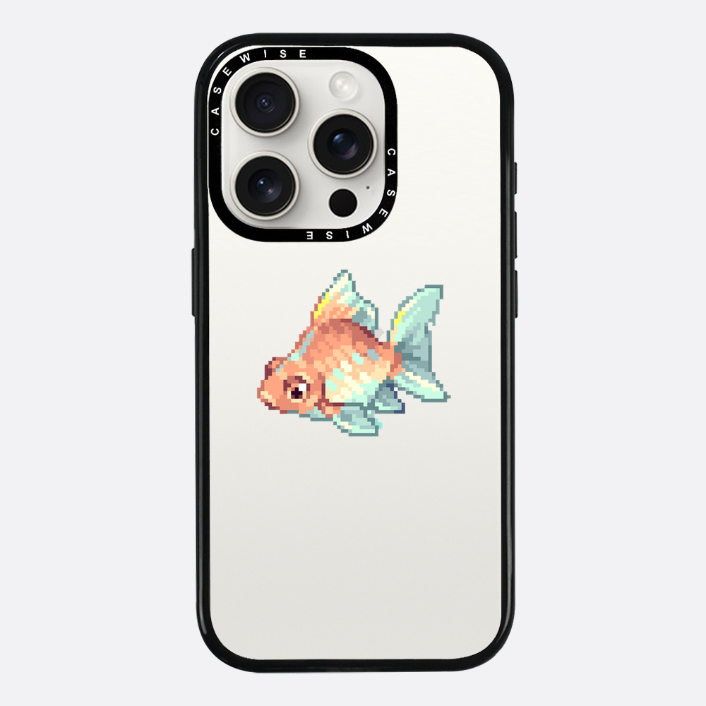 Goldener Pixelfisch - Hülle