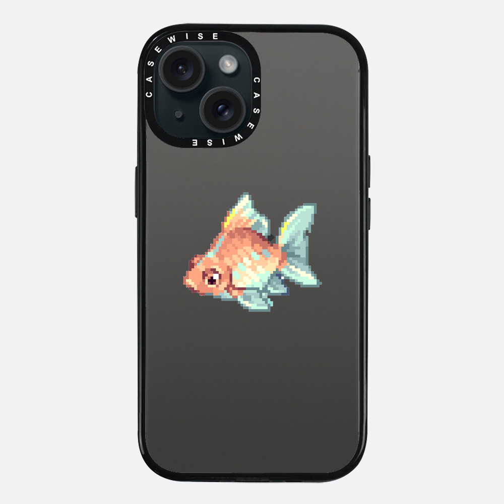Goldener Pixelfisch - Hülle