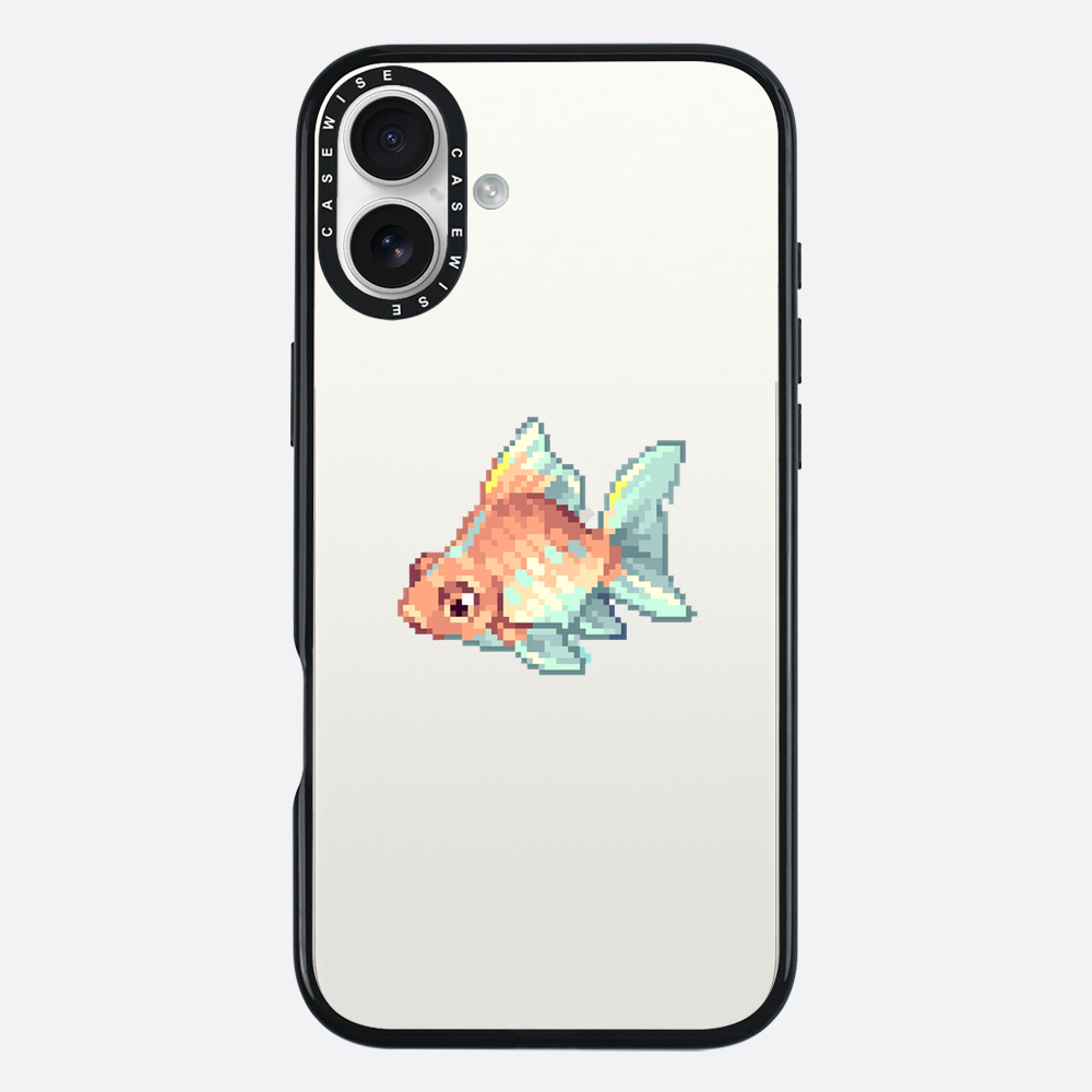 Goldener Pixelfisch - Hülle