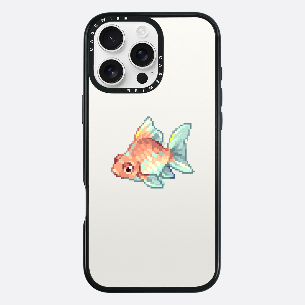 Goldener Pixelfisch - Hülle