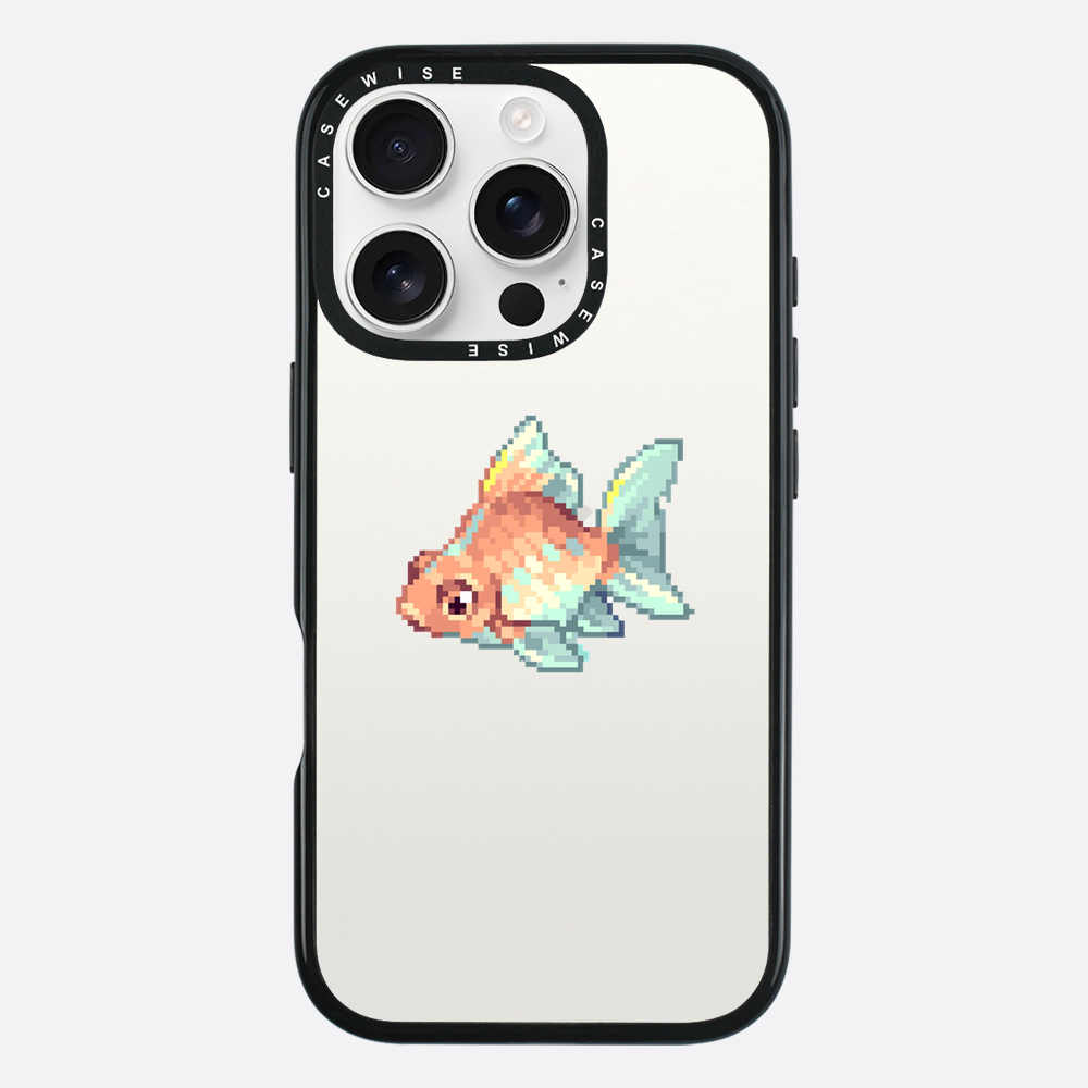 Goldener Pixelfisch - Hülle