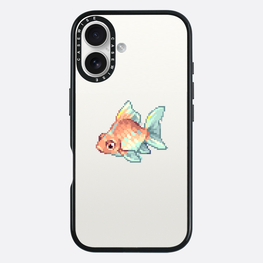 Goldener Pixelfisch - Hülle