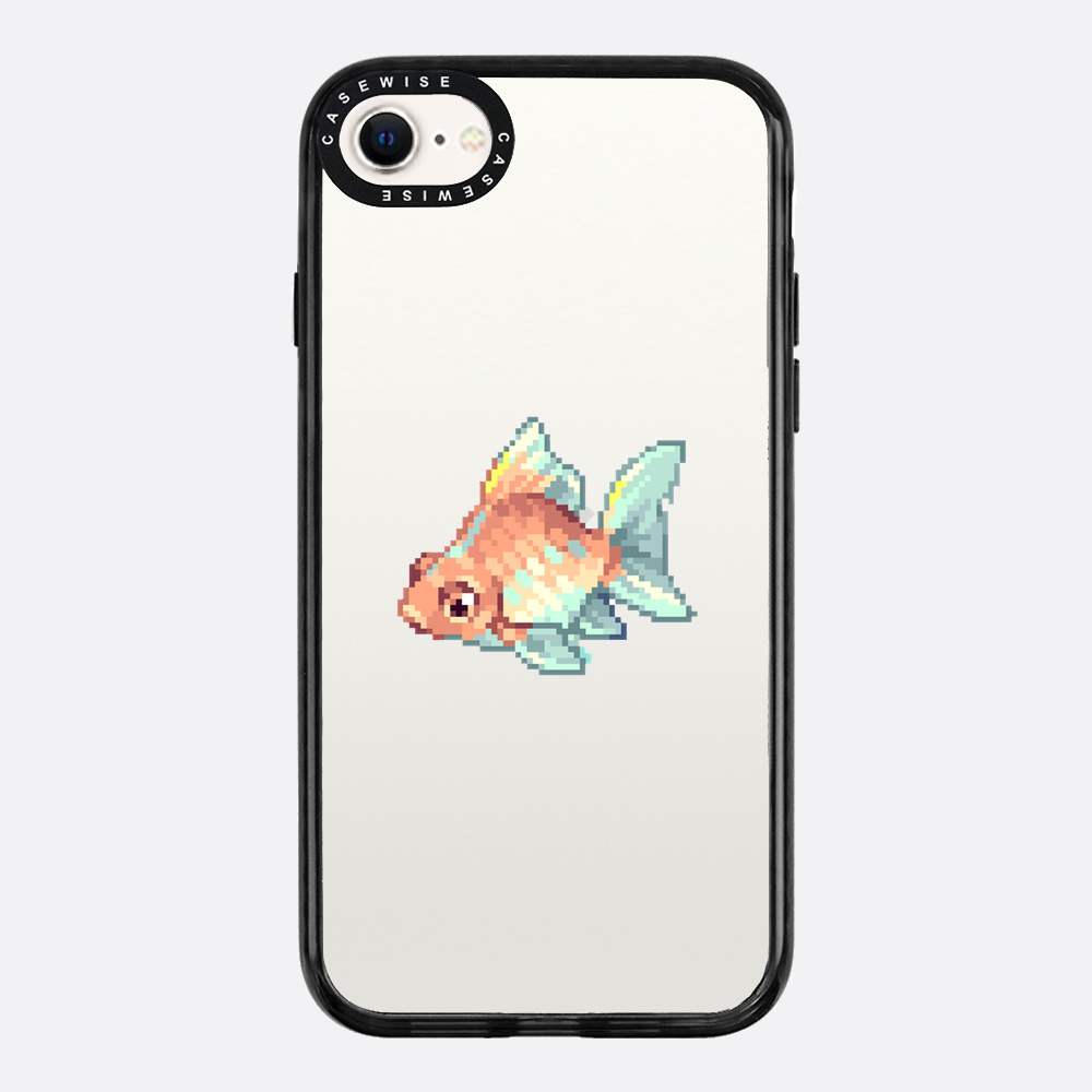 Goldener Pixelfisch - Hülle