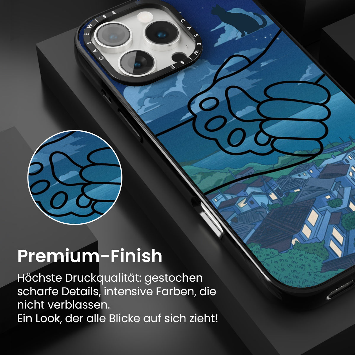 Die Liebe der Katze für immer nachts - Hülle