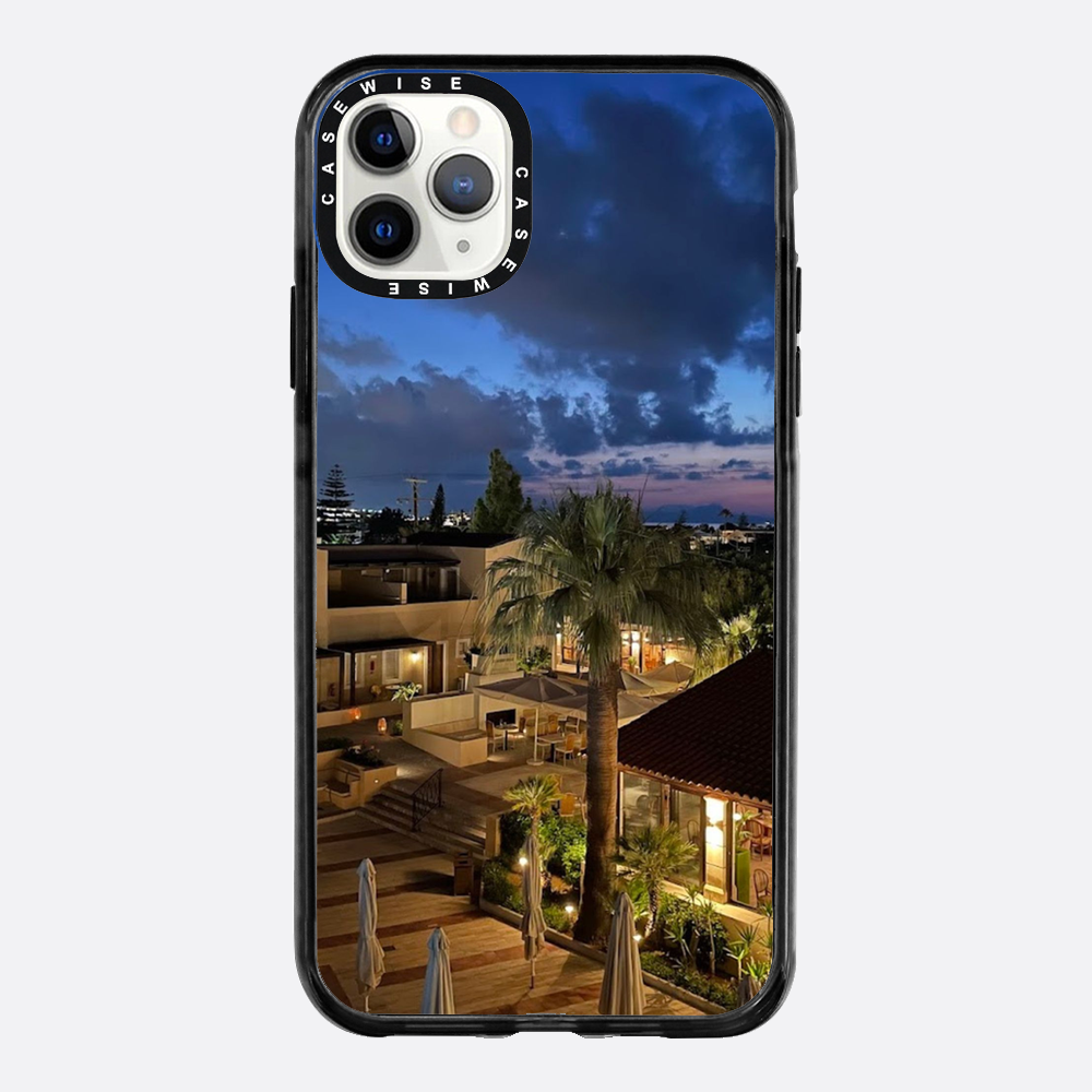 Kreta in Nacht Nacht Palmen - Hülle