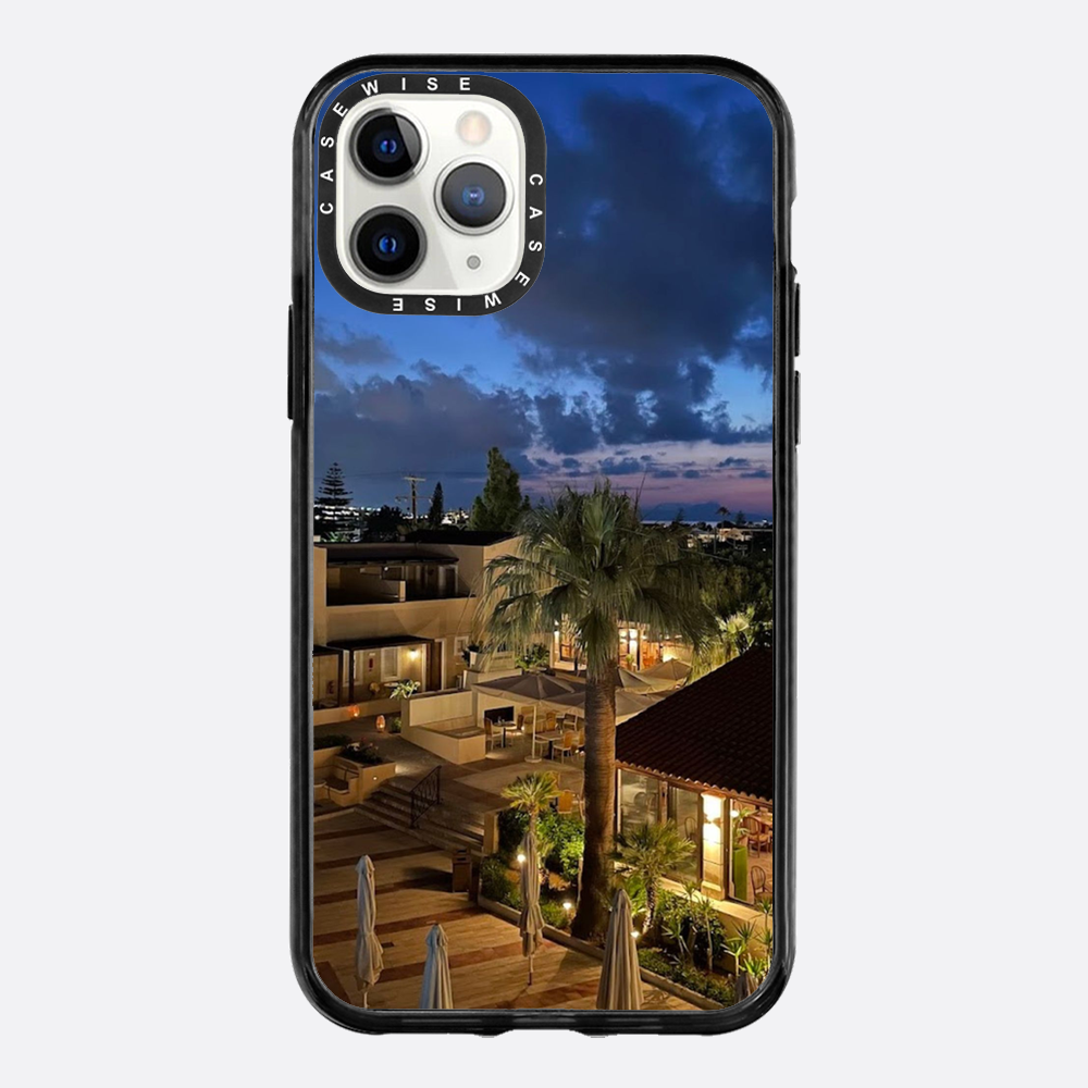 Kreta in Nacht Nacht Palmen - Hülle
