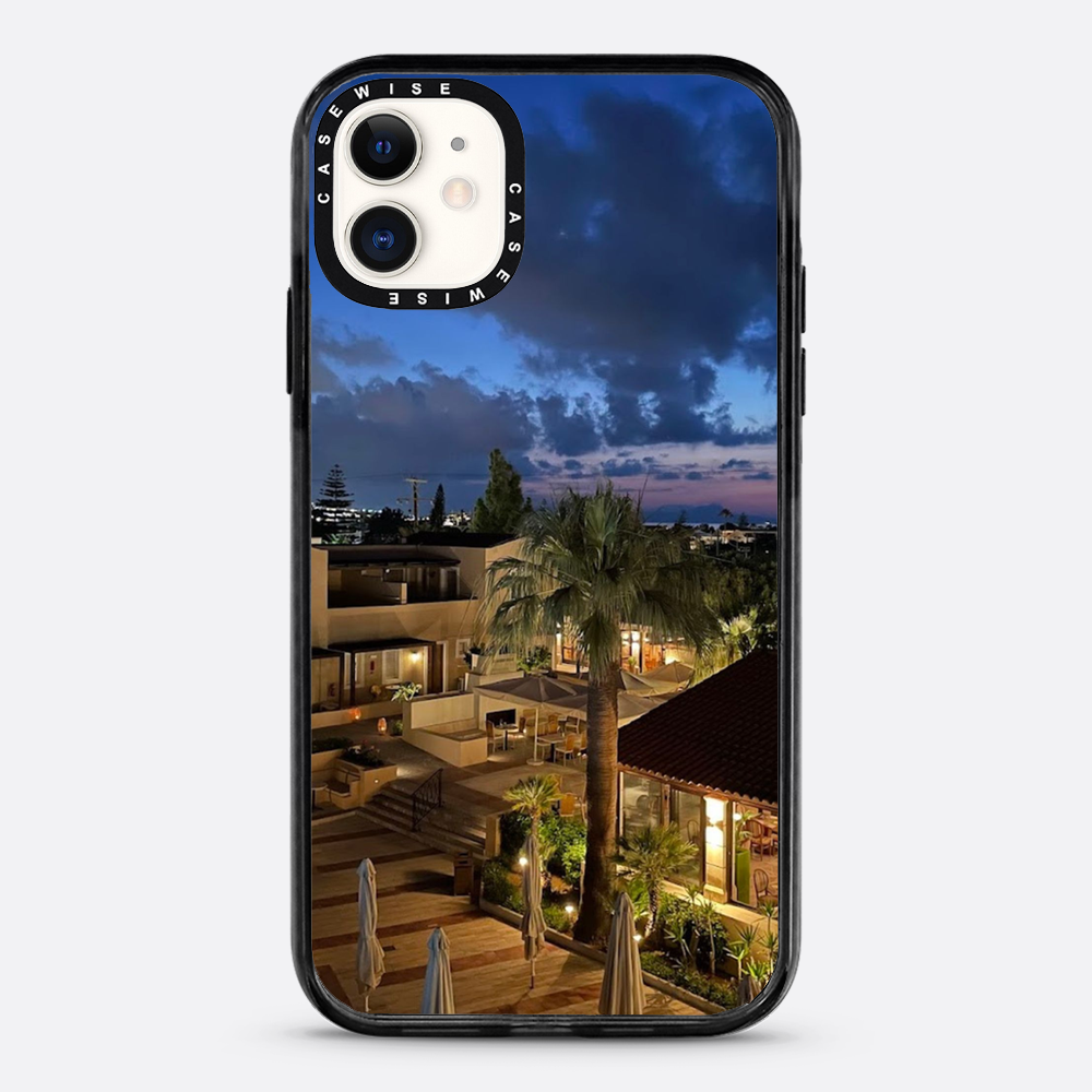 Kreta in Nacht Nacht Palmen - Hülle