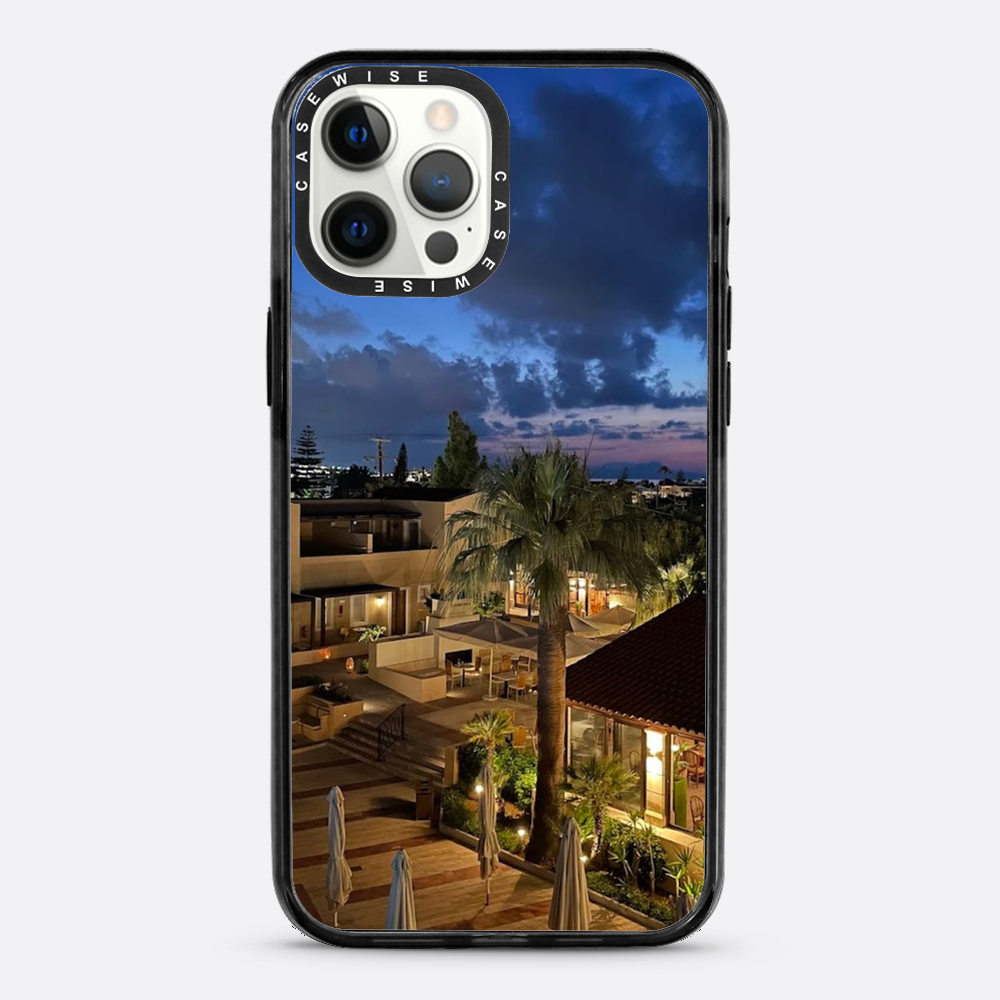 Kreta in Nacht Nacht Palmen - Hülle