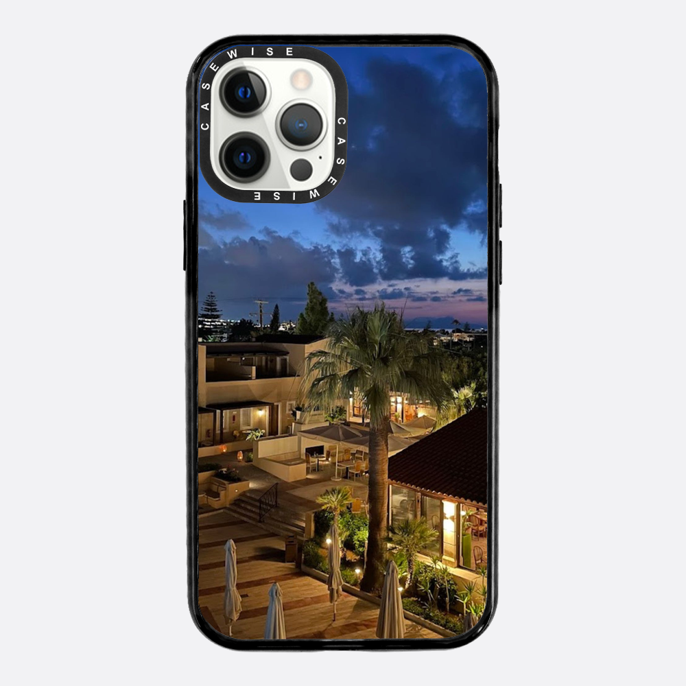 Kreta in Nacht Nacht Palmen - Hülle