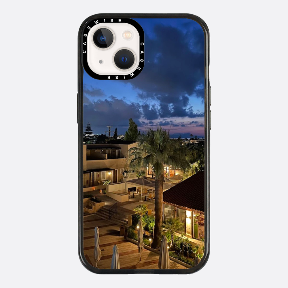 Kreta in Nacht Nacht Palmen - Hülle
