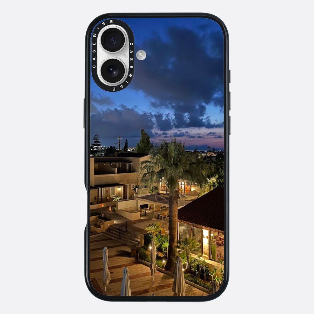 Kreta in Nacht Nacht Palmen - Hülle