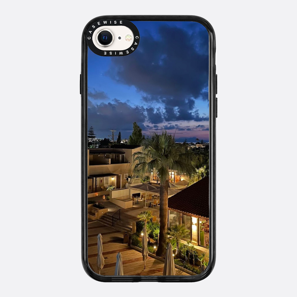 Kreta in Nacht Nacht Palmen - Hülle