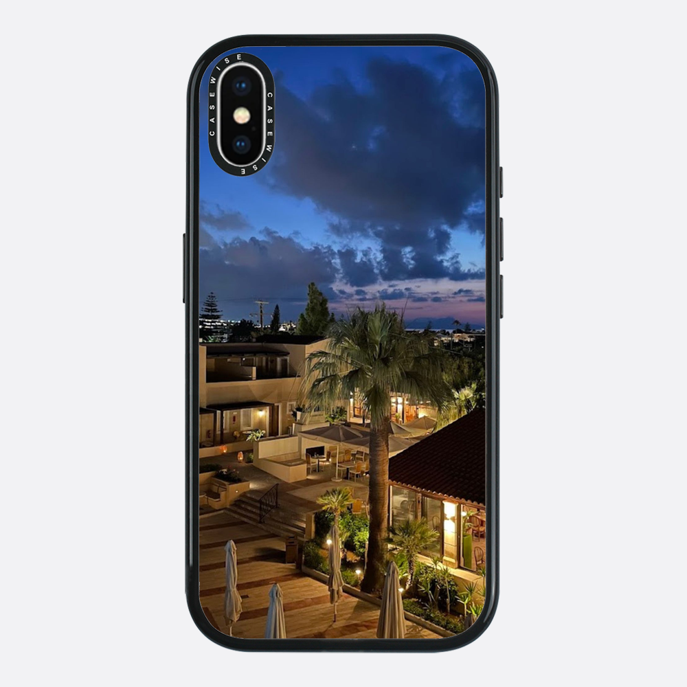 Kreta in Nacht Nacht Palmen - Hülle