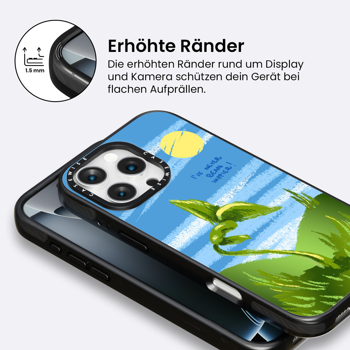 Ich war noch nie glücklicher - Hülle