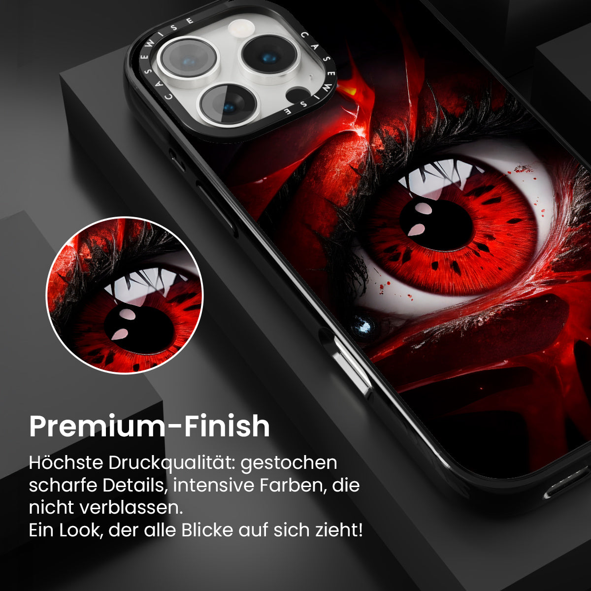Roter Auge - Hülle