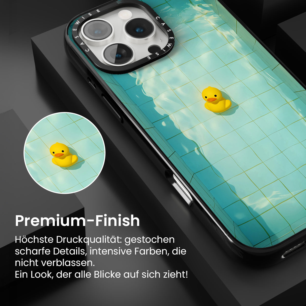 Ente in den Pool - Hülle