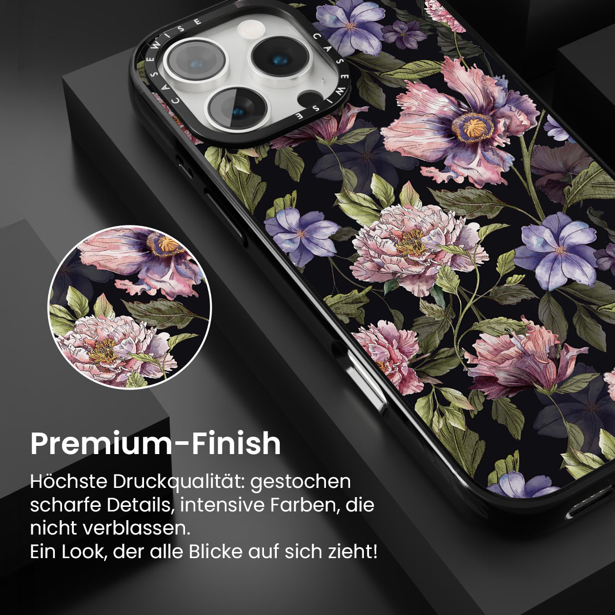 Frühling kehrt zurück (schwarz) - Hülle