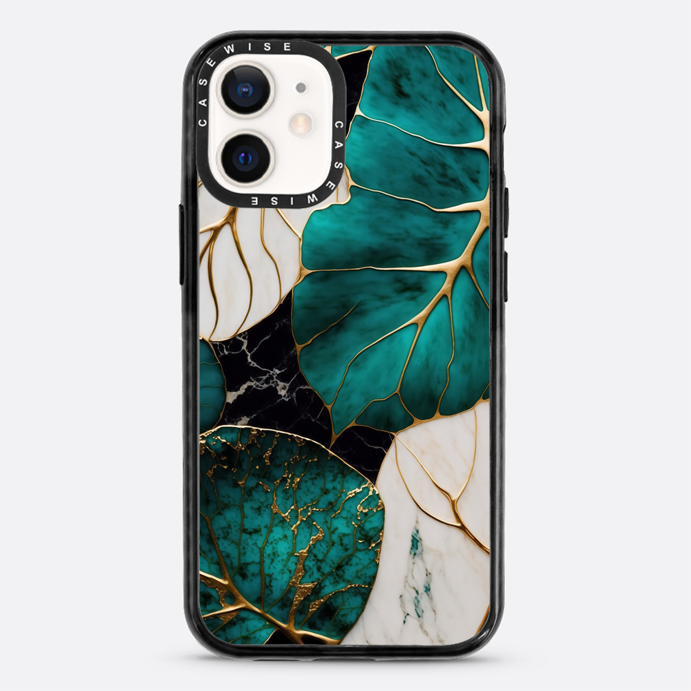Abstrakte botanische Kintsugi - Hülle