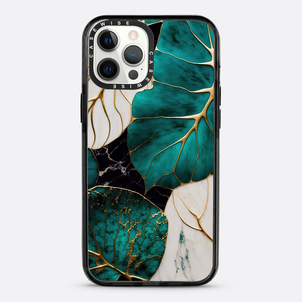 Abstrakte botanische Kintsugi - Hülle