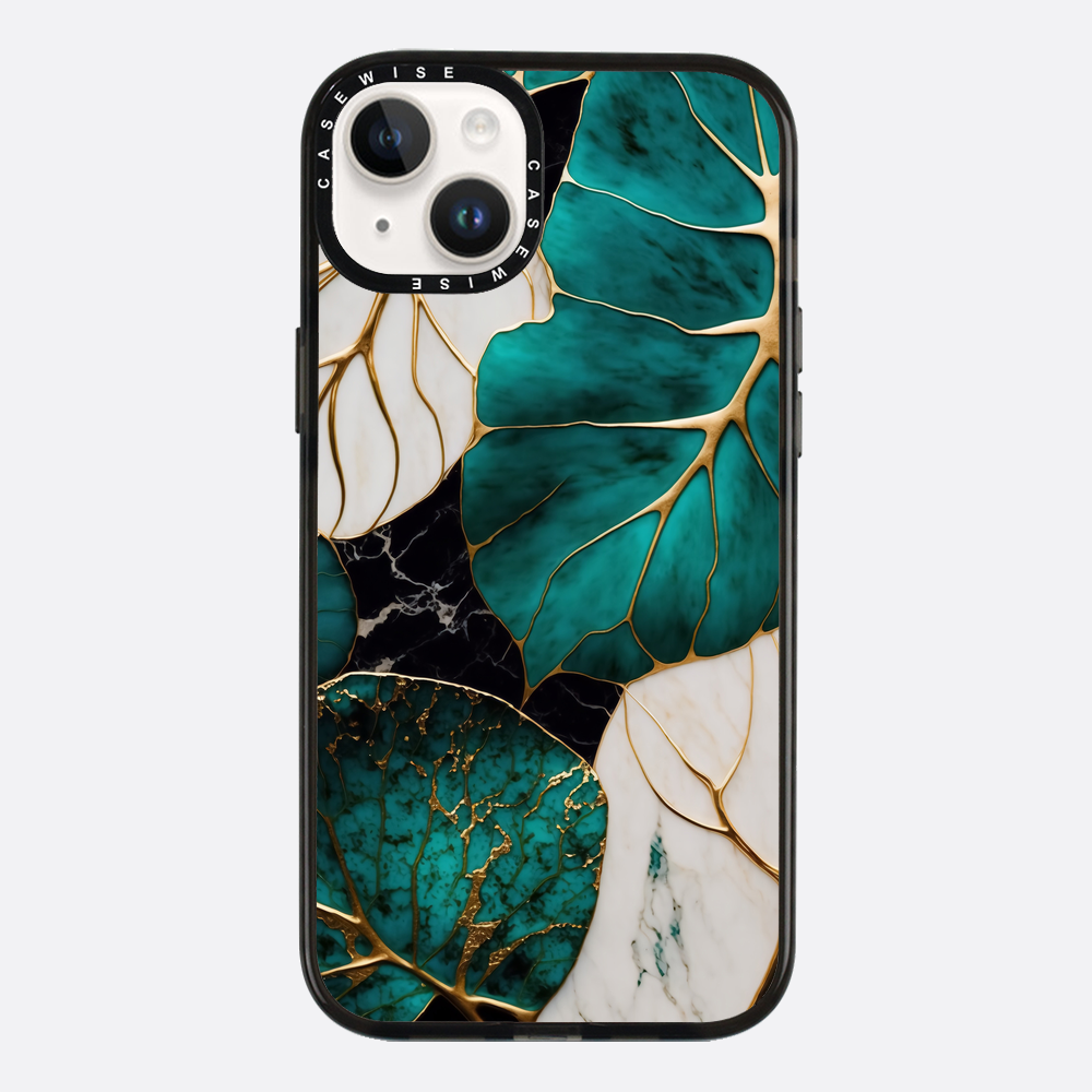 Abstrakte botanische Kintsugi - Hülle
