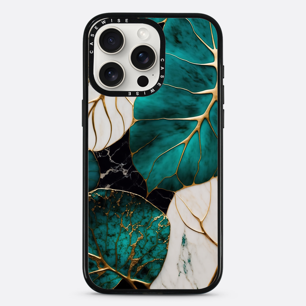 Abstrakte botanische Kintsugi - Hülle