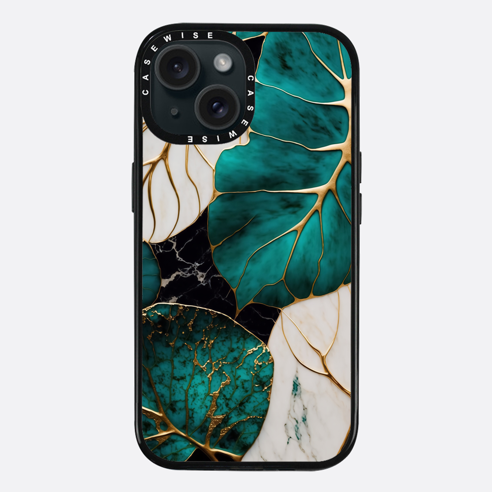 Abstrakte botanische Kintsugi - Hülle