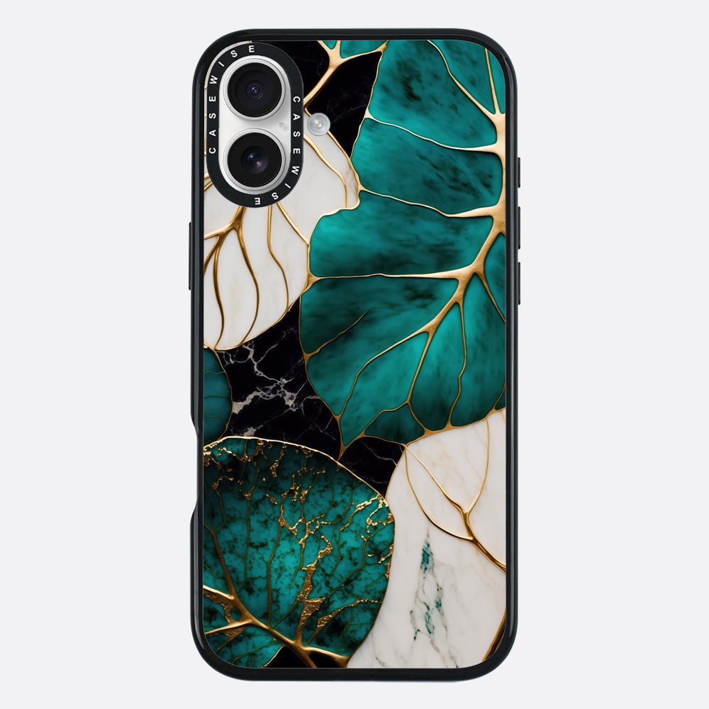 Abstrakte botanische Kintsugi - Hülle