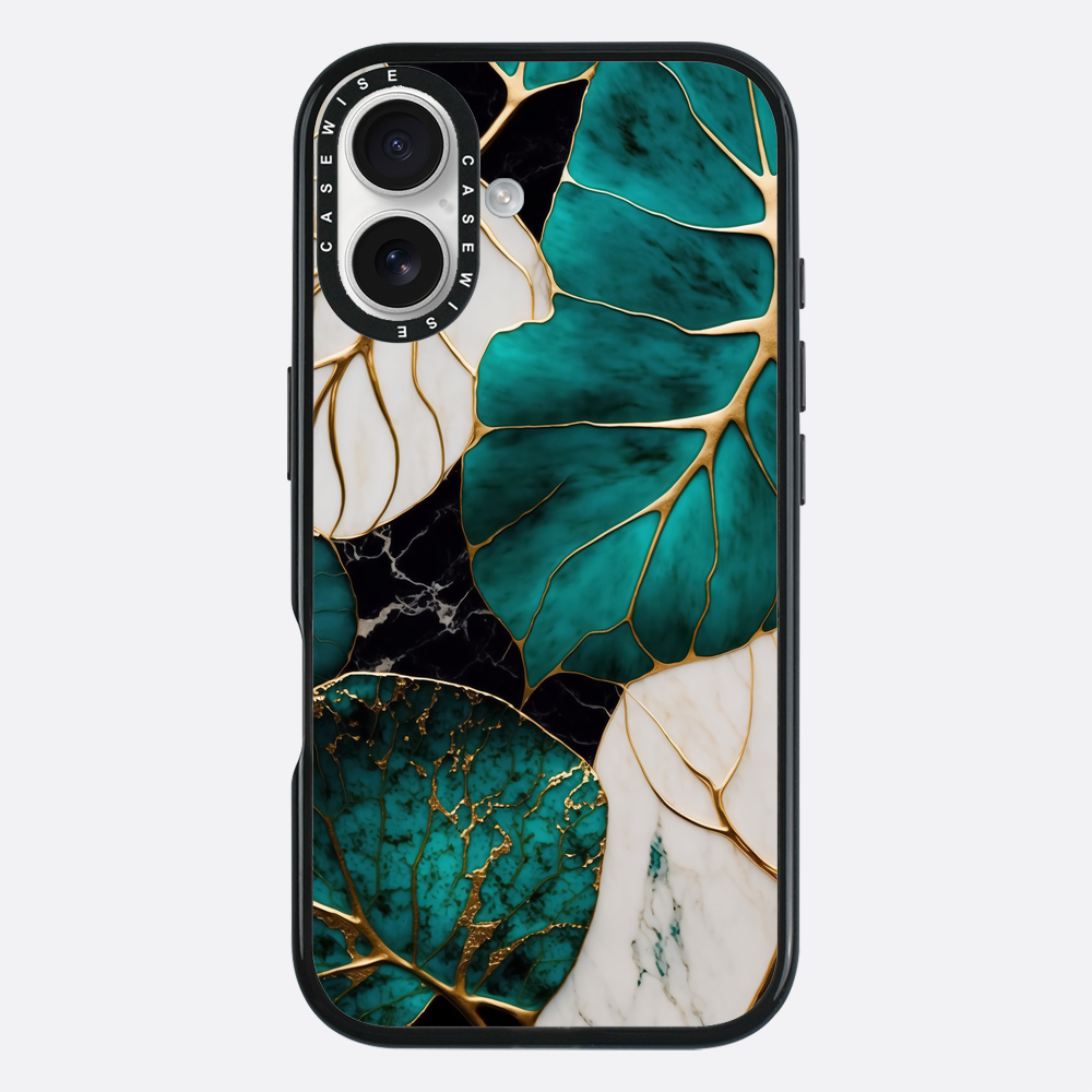 Abstrakte botanische Kintsugi - Hülle