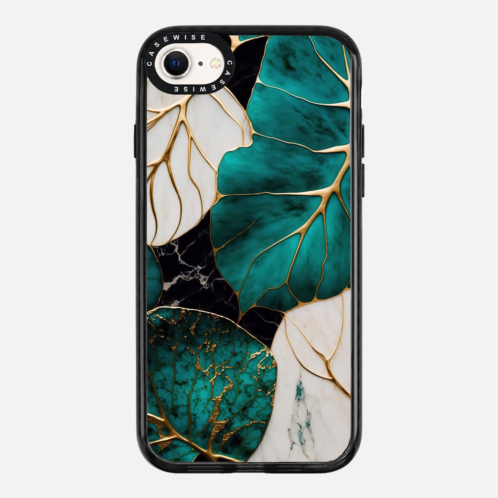 Abstrakte botanische Kintsugi - Hülle
