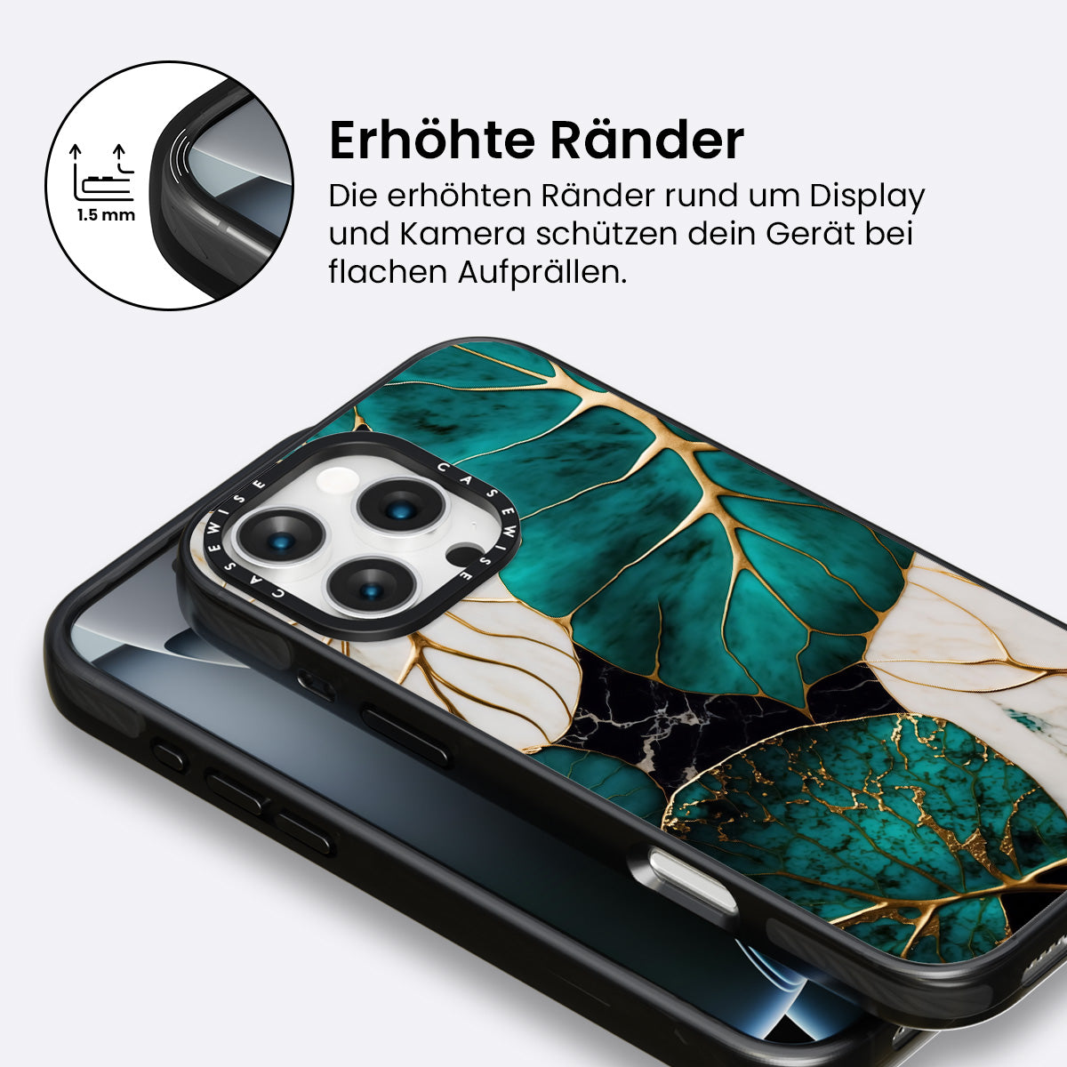 Abstrakte botanische Kintsugi - Hülle