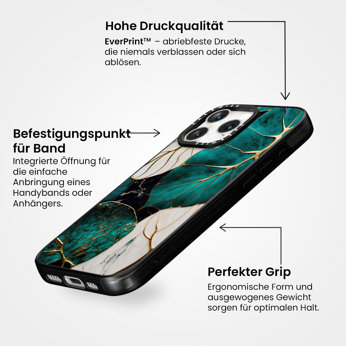 Abstrakte botanische Kintsugi - Hülle