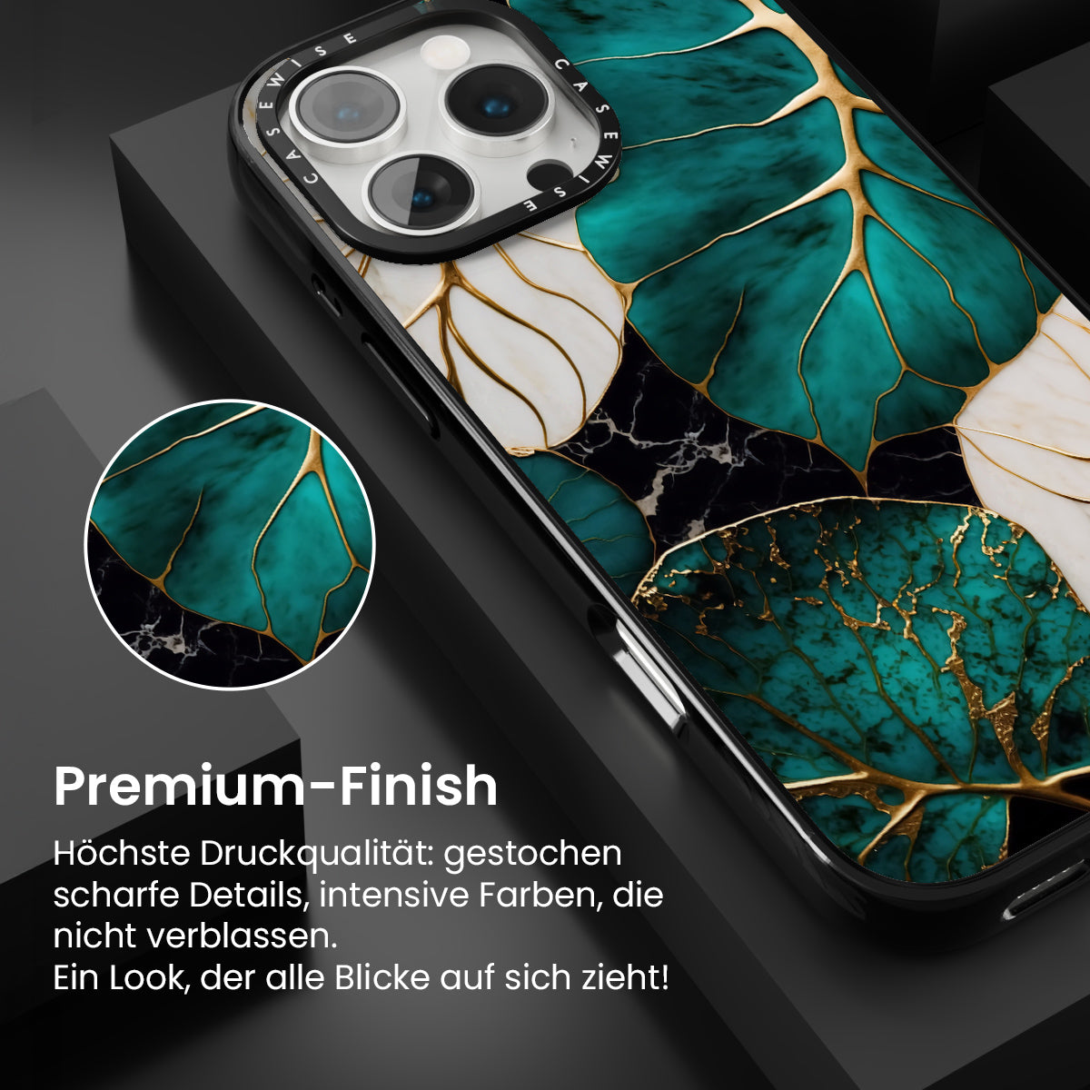 Abstrakte botanische Kintsugi - Hülle