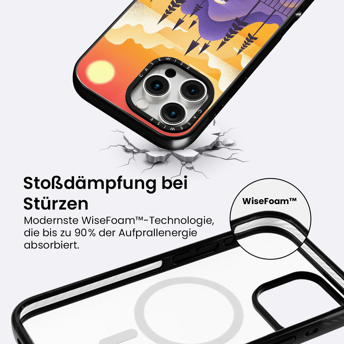 Fahren bei Sonnenuntergang - Hülle