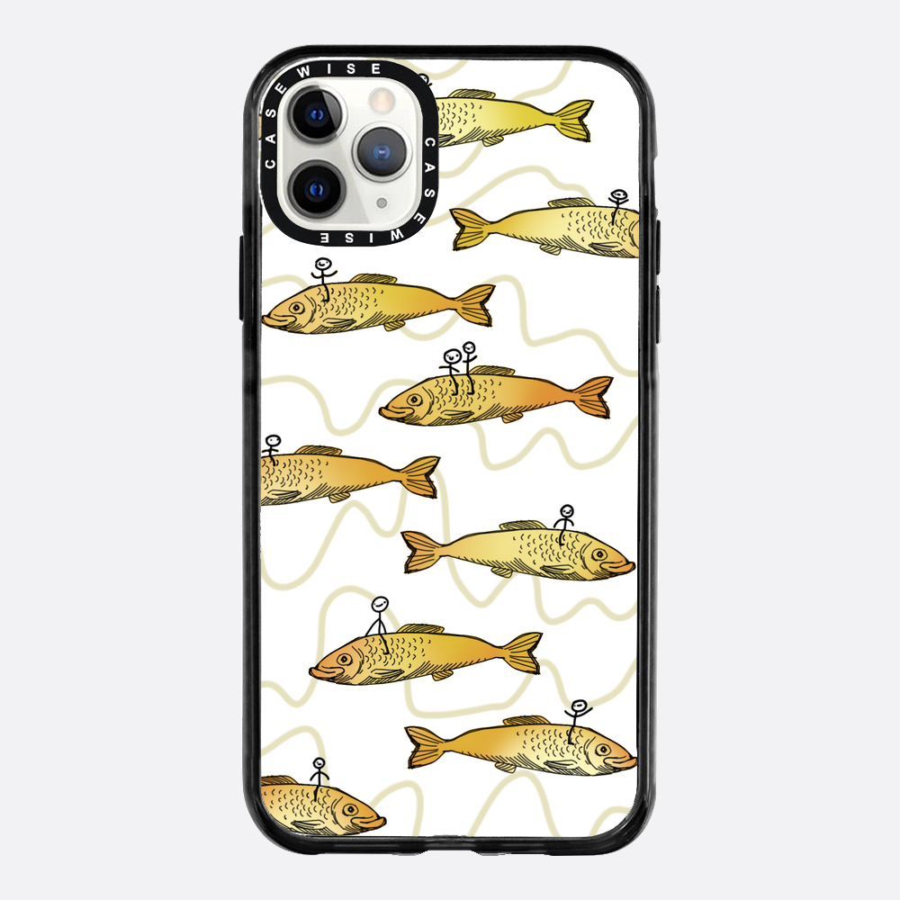Stöcke am Fisch - Hülle