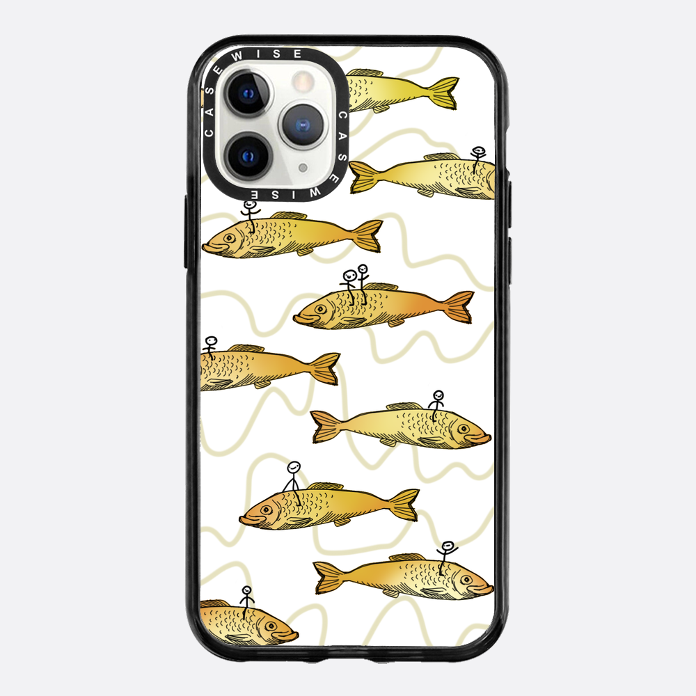 Stöcke am Fisch - Hülle