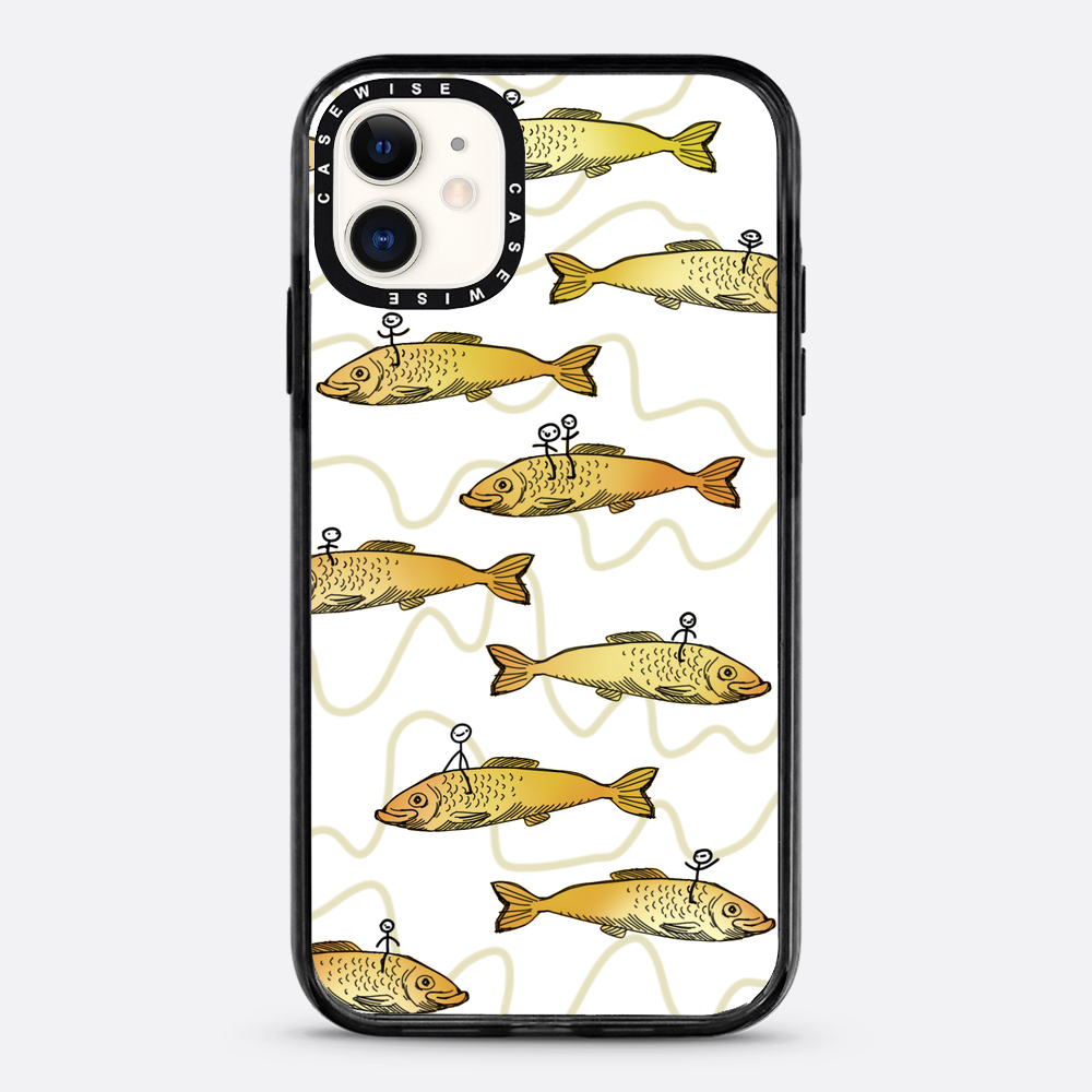 Stöcke am Fisch - Hülle