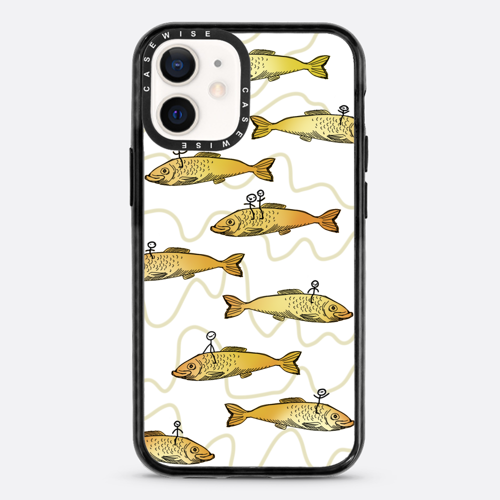 Stöcke am Fisch - Hülle