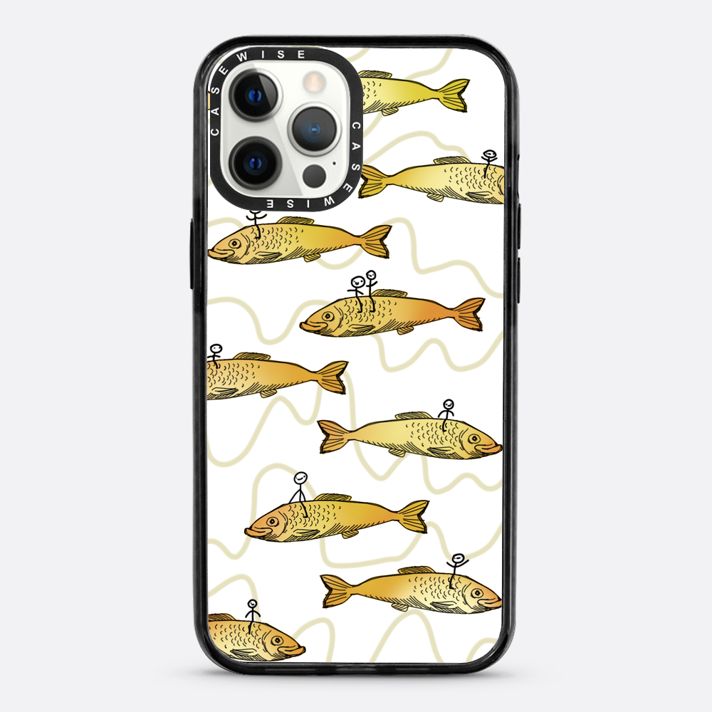 Stöcke am Fisch - Hülle