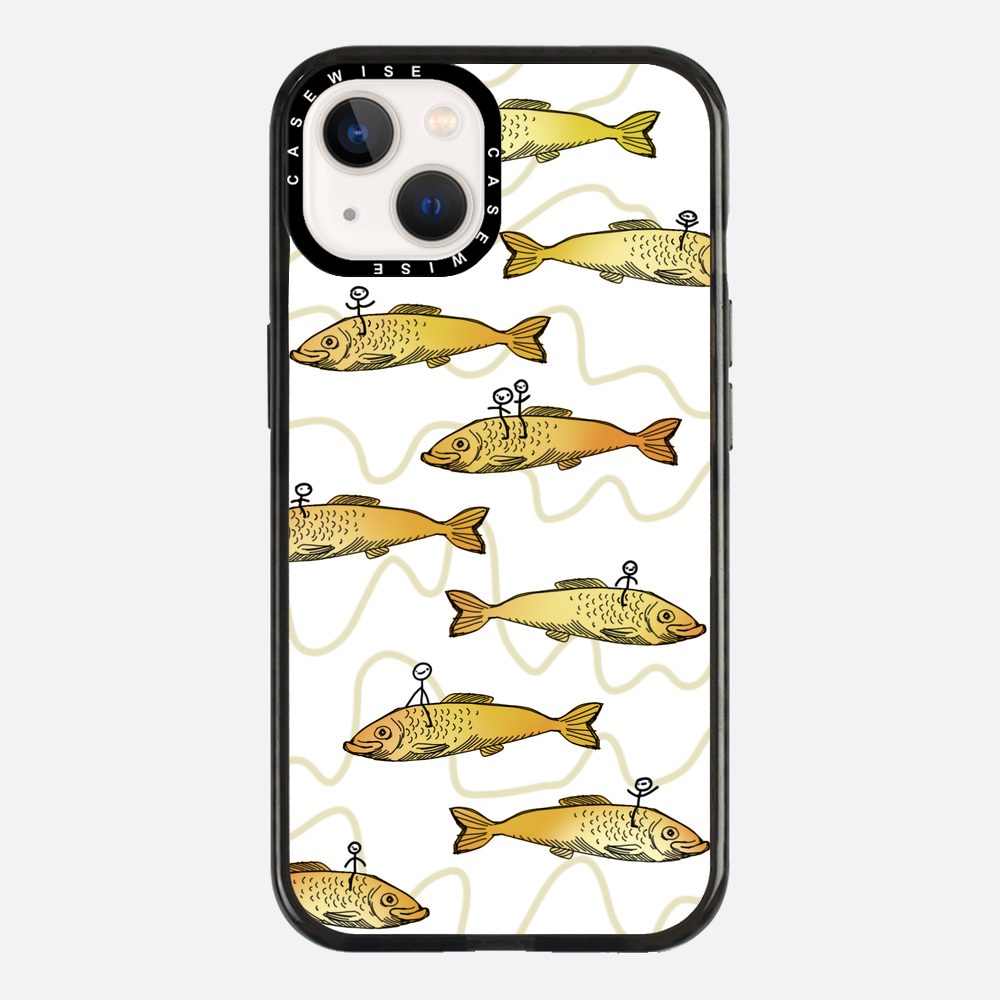 Stöcke am Fisch - Hülle