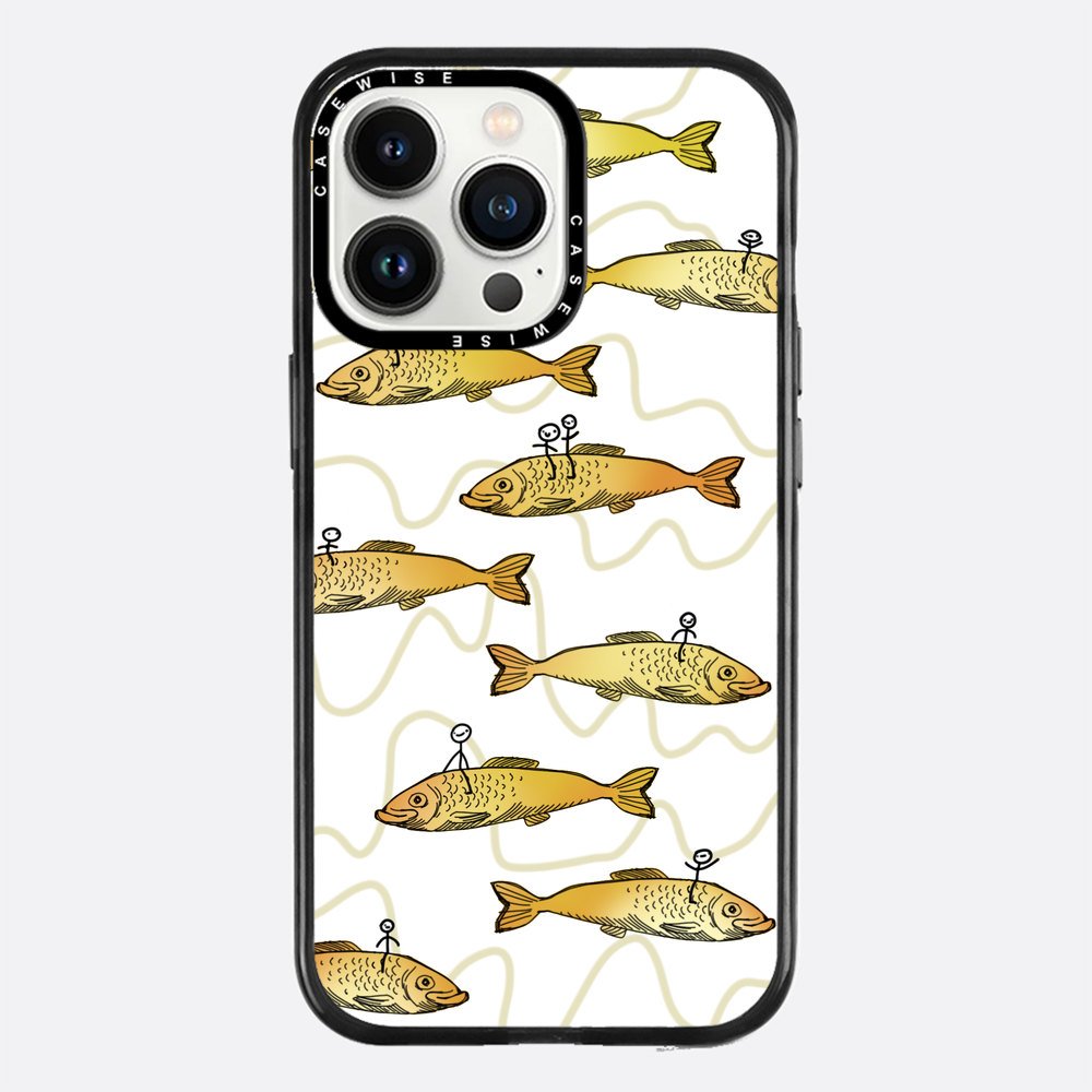 Stöcke am Fisch - Hülle