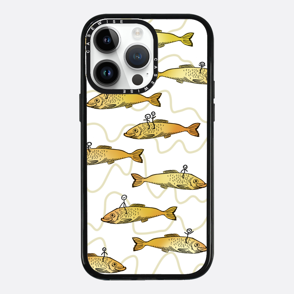 Stöcke am Fisch - Hülle
