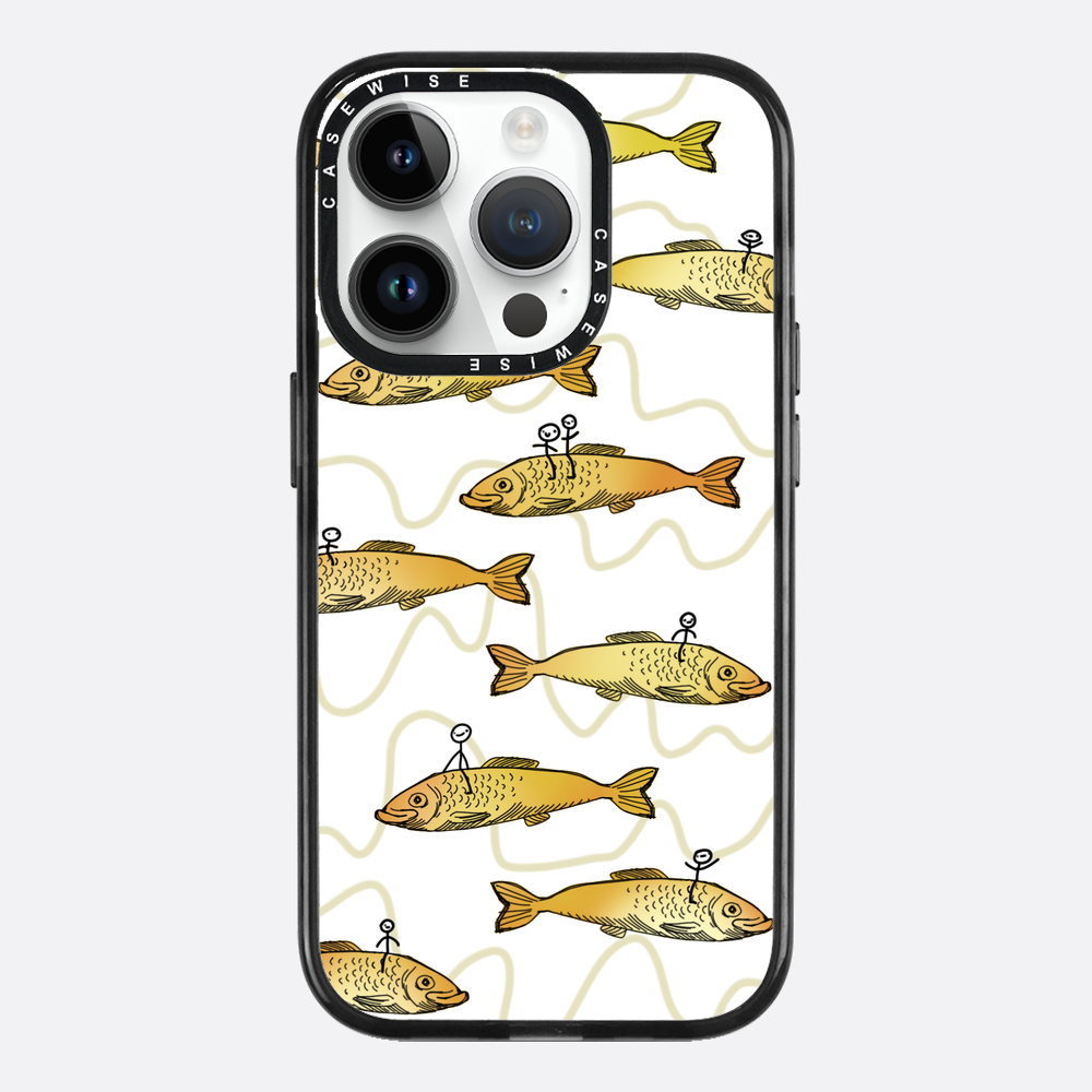 Stöcke am Fisch - Hülle